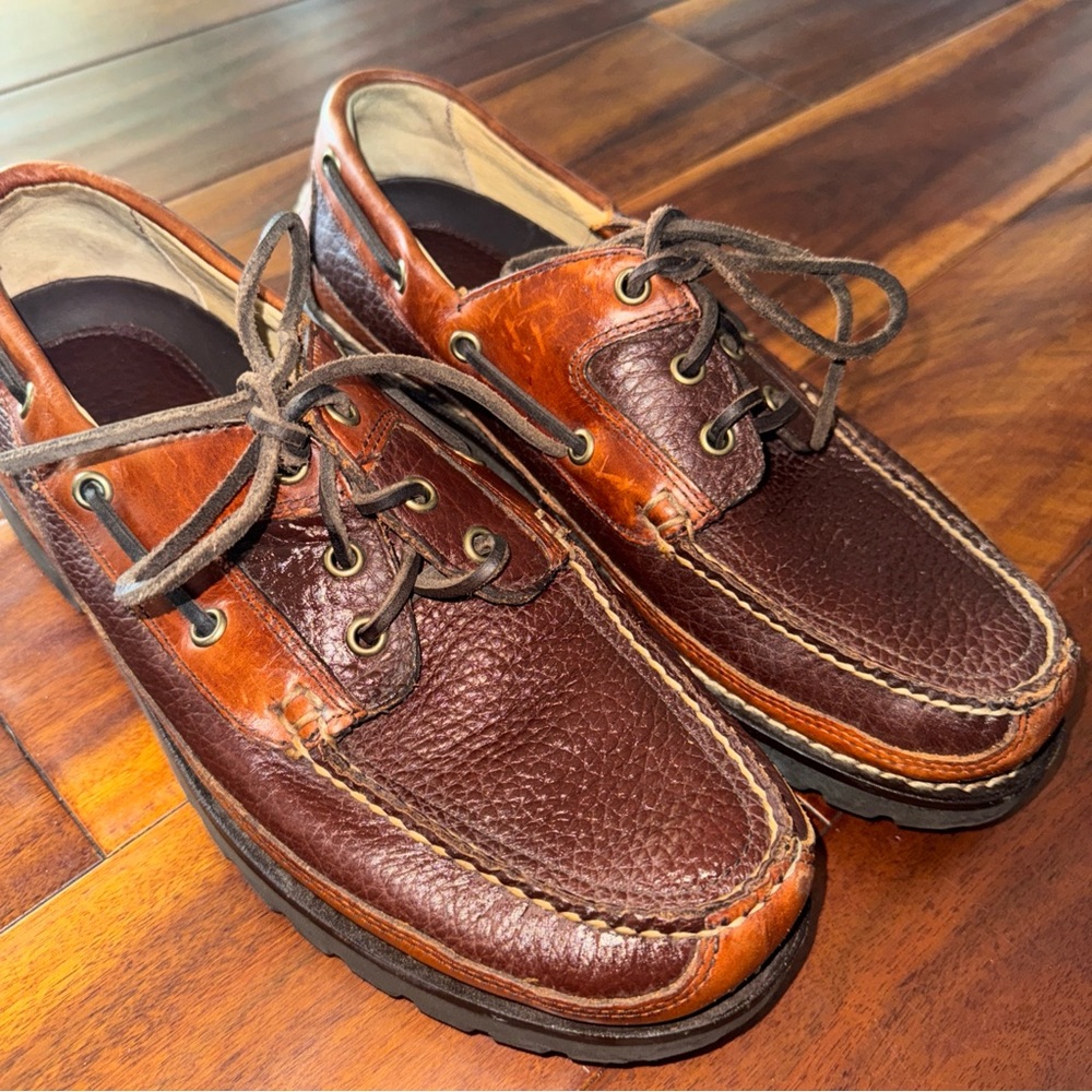 L.L.Bean's Allagash Bison Handsewn Oxfords, Size 9.5 D